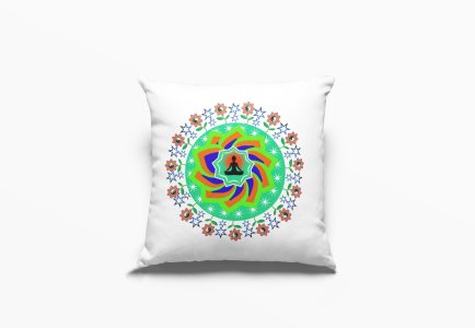 Yoga Energy Chakra -Printed Pillow Covers(Pack Of 2)