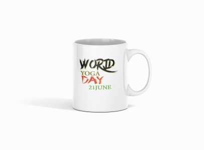 World Yoga Day 21 June - Printed Coffee Mugs For Yoga Lovers