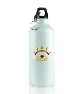 I Love Diwali sipper bottle - Embrace the Festival of Lights