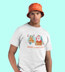 What You Want Kids : Funniest Printed T-shirt: Cute Gift For Secret Santa