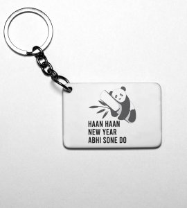 Let Me Sleep, New Year Printed Key-Chain