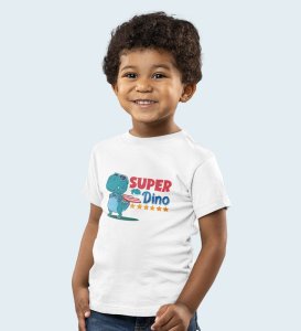 SuperoHero Dino, Boys Printed Crew Neck T-Shirt